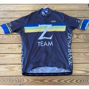 DNA Cycling Cycling Jersey Size 2XL Men’s Grey Full Zip